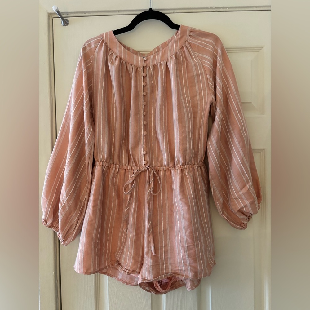 Pink Boho Romper- Franco